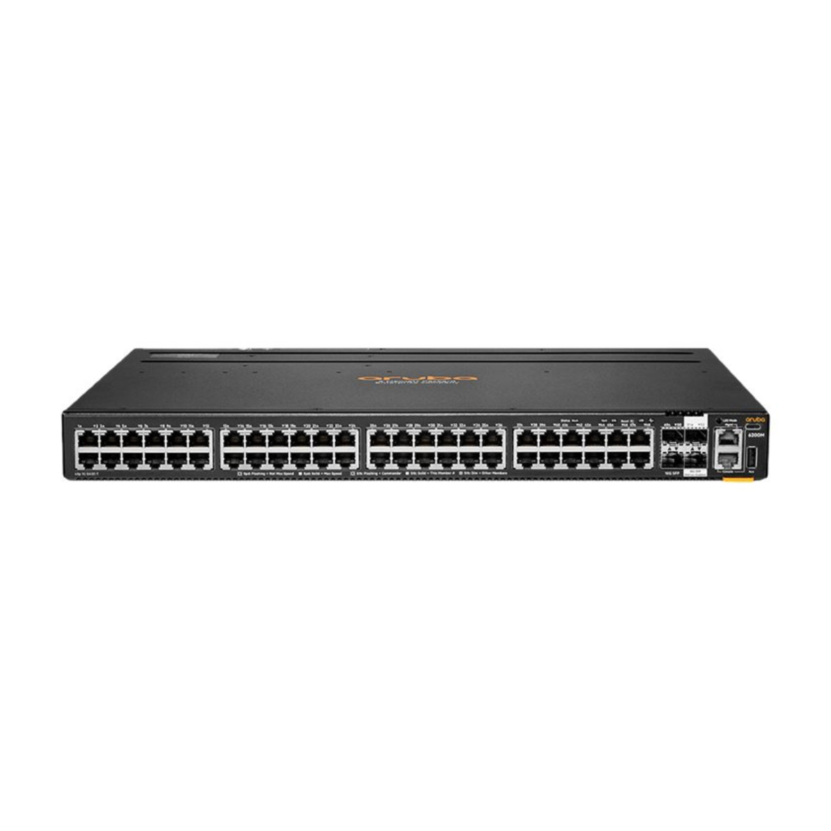 HPE Aruba Networking CX6200M 48G 4SFP+ Switch (min. 1 PSU Required)