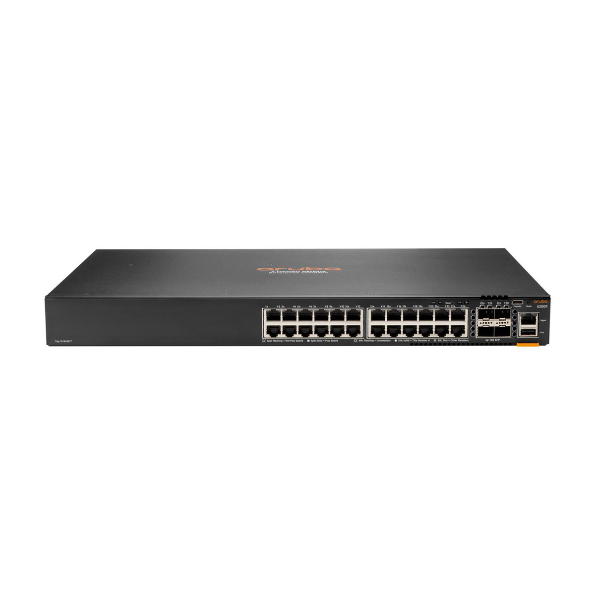 HPE Aruba Networking CX6200F 24G CL4 PoE 4SFP+370W Switch