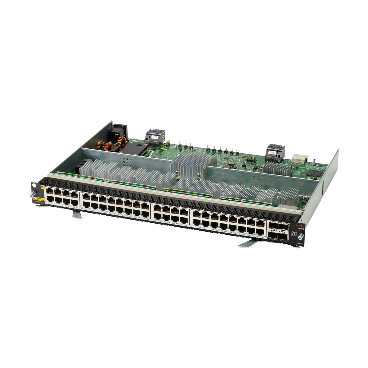 HPE Aruba Networking CX6400 48SR5 CL6 PoE 4SFP56 Module