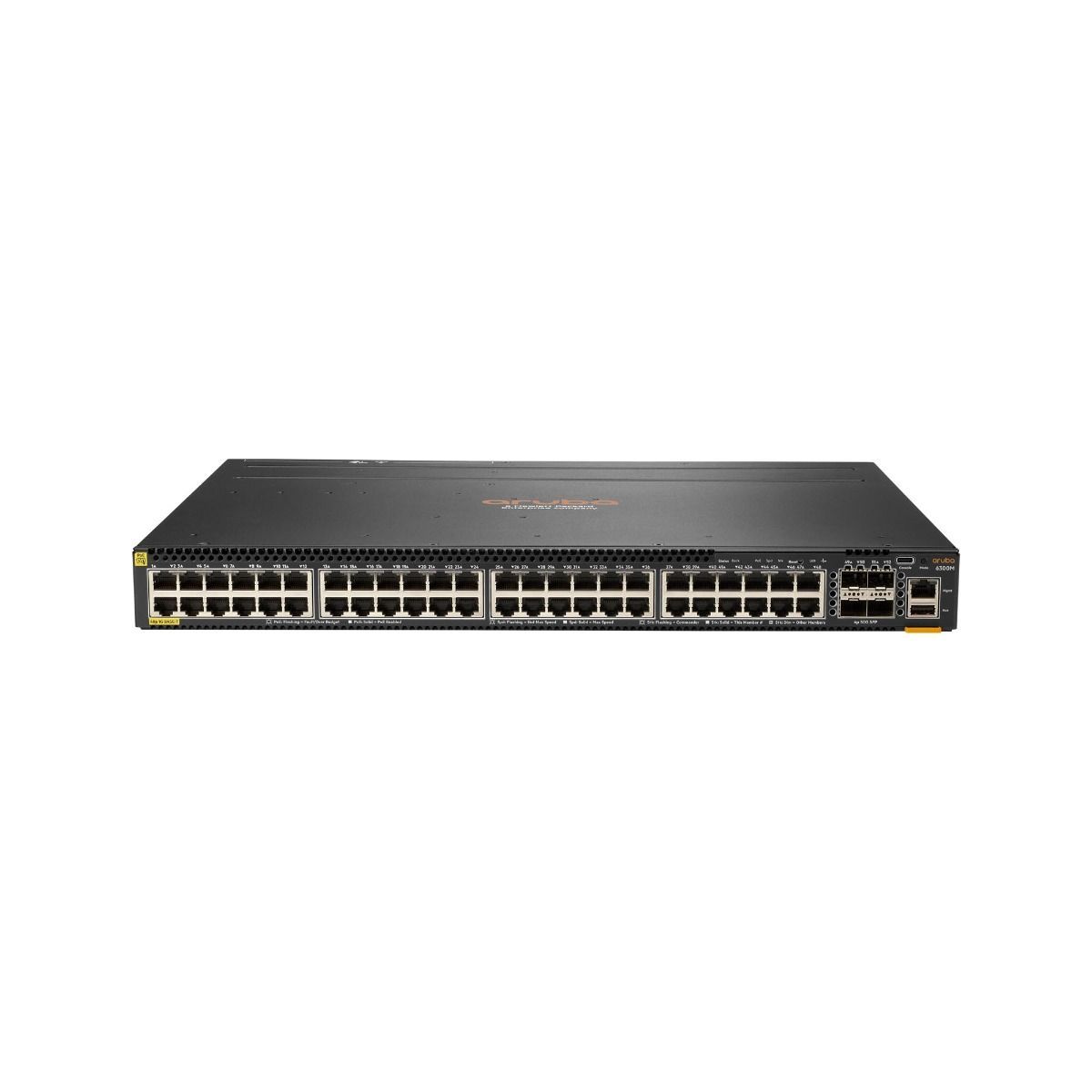 HPE Aruba Networking CX6300M 48G CL4 4SFP56 Switch (min. 1 PSU required)