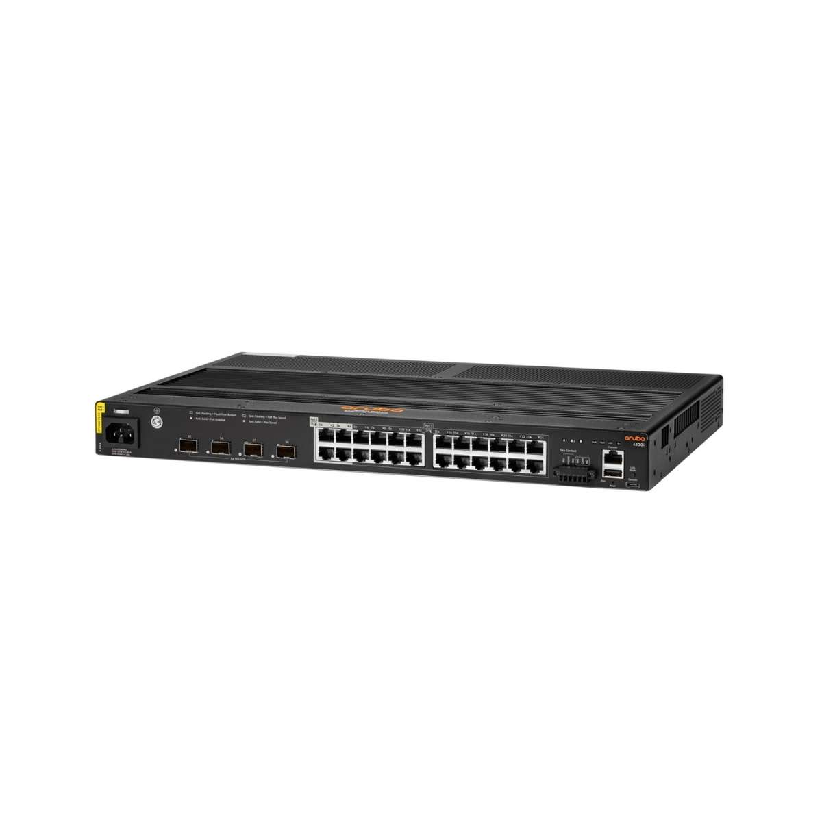 HPE Aruba Networking 4100i 24G PoE  4SFP+ Switch 20 x CL4 and 4 x CL6